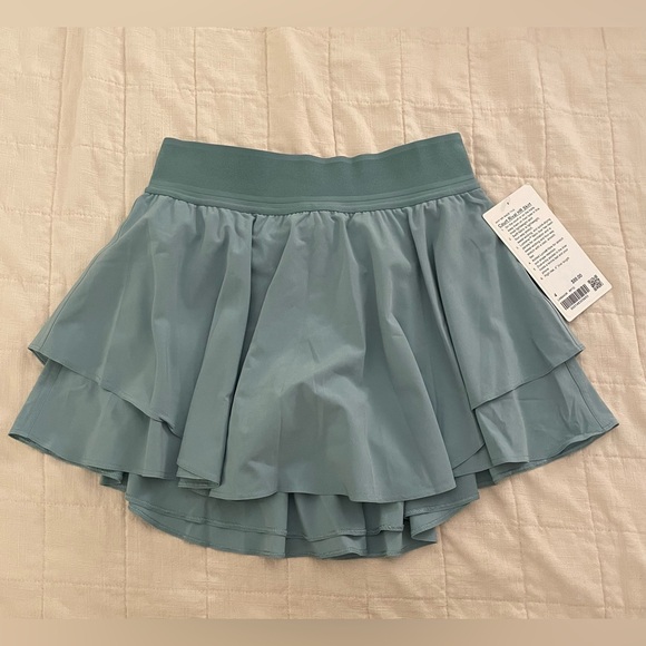 NWT Lululemon Court Rival High-Rise HR Skirt in Kohlrabi Green. Size 4. - Picture 7 of 11